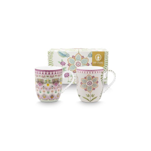 lily en lotus set van 2 mokjes lily en lotus set van 2 mokjes
